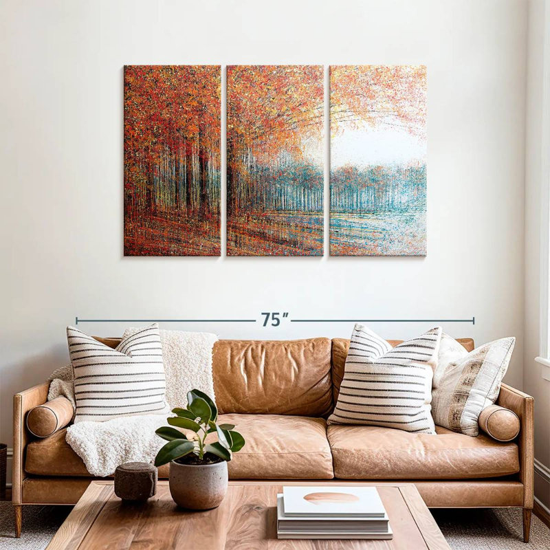 Avery The Red Trees, 36" H x 57" W
