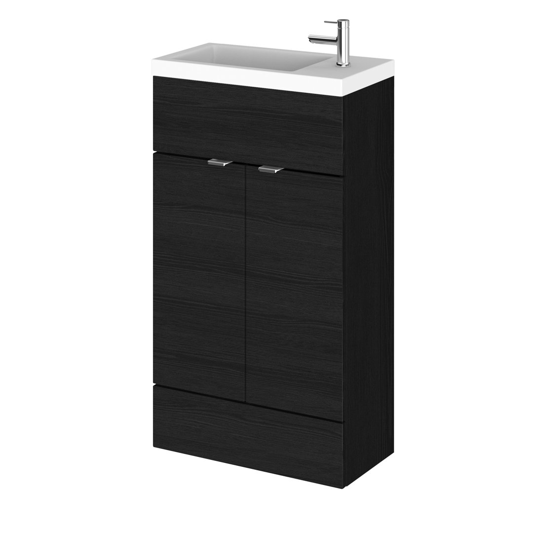 Fusion 505mm Single Bathroom Vanity with Integrated Polymarble Basin