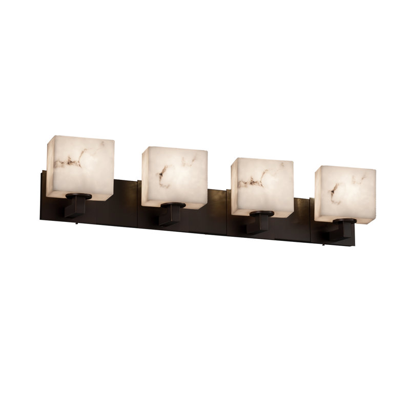 Éclairage modulaire pour meuble-lavabo 4 lumières LumenAria™, Bronze foncé