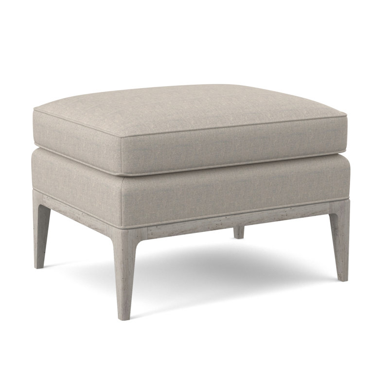 Claxton Ottoman, Venice Navy, Bisque