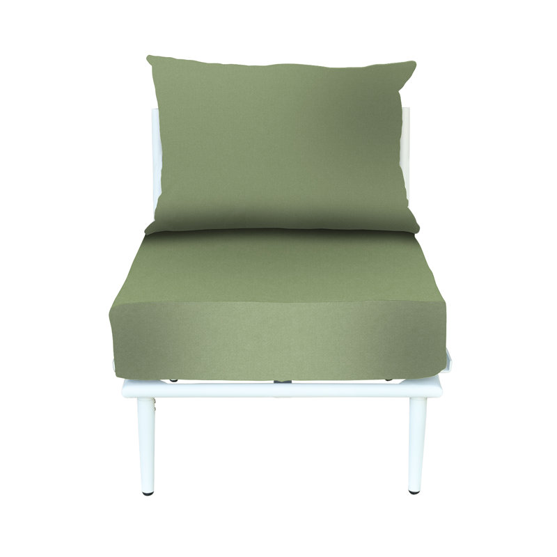 Cayman Middle Section, White, Green