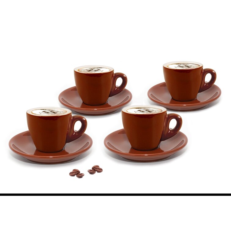Cuisinox Set of 4 Espresso Cups, Double Walled Glass