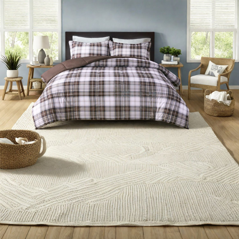 All Season Hypoallergenic Bedding Sets, Microfiber Comforter, Classic Style