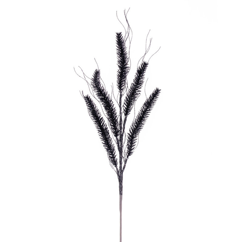 30" Baby Wheat Glitter Spray, 6 per bag., Gray
