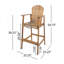 Ensemble de 2 tabourets de bar Adirondack d'extérieur-262643726