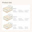 Draps 100% coton pour grand lit, literie de luxe à densité de tissage 300 fils, extra doux, draps rafraîchissants, poche profonde jusqu'à 15 po, draps doubles en satin à broderie 4 pièces (grand, blanc)-1872392631-1872392633