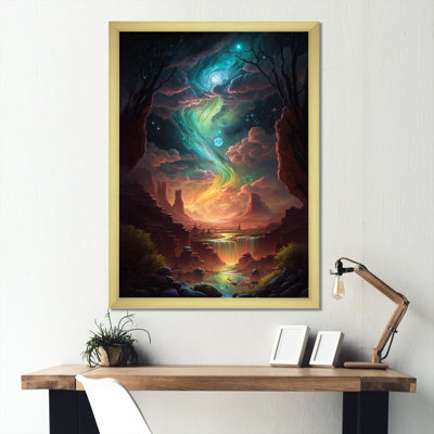 " Fantasy Desert Dunes Landscape III "