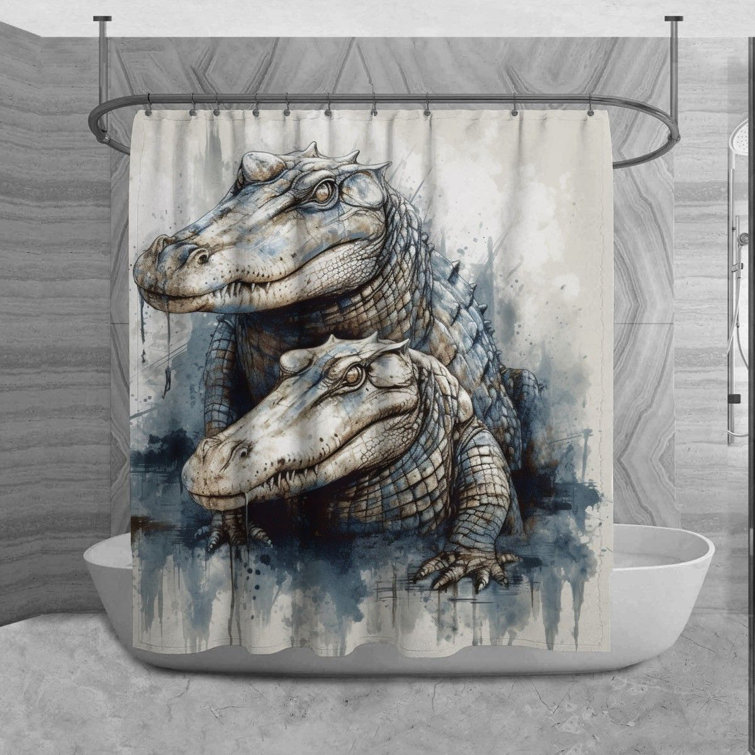 Alligator Shower Curtain