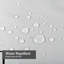 Rideau de douche bleu sarcelle avec 12 crochets Watercolor-1114316623