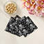 Petites serviettes croisées en satin de coton