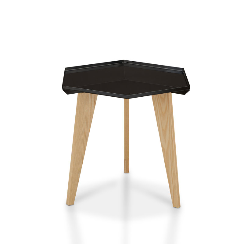 Hetton Tray Top End Table, Black