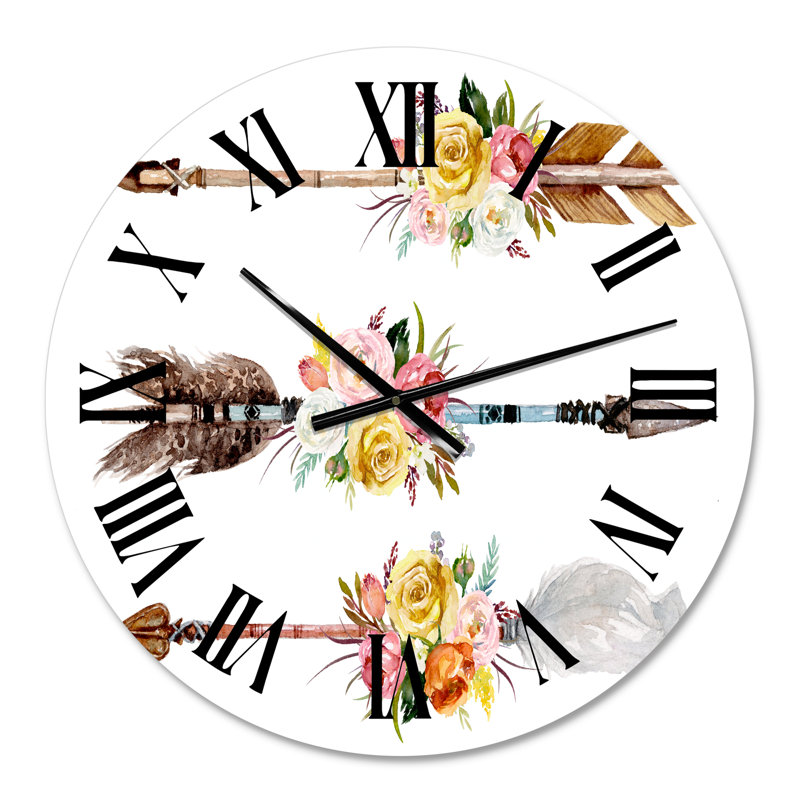 Horloge murale bohème et éclectique, Moyenne
