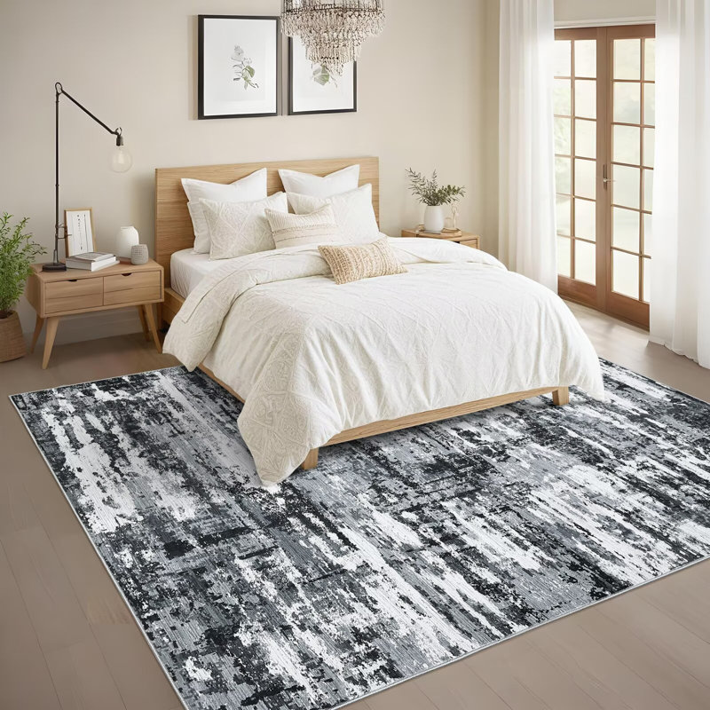 Grand tapis d'intérieur lavable et lavable, Rectangle 10 pi x 13 pi