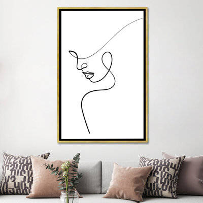 «One Line Woman» par Dane Khy - reproduction de dessin