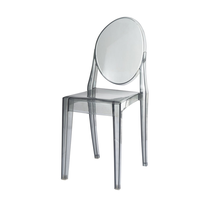 Shelocta Clear Acrylic King Louis Back Side Chair Set