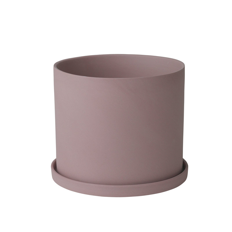 Nona Ceramic Nursery Pot, Brown