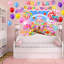 Trousse de décoration extérieure « Lollipop Trunk or Treat », bannière et ballons « Candyland Lollipop » pour arche de voiture, porte de garage, décoration de voiture
