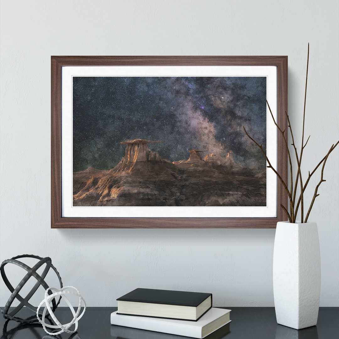 Badlands in South Dakota - Picture Frame Painting