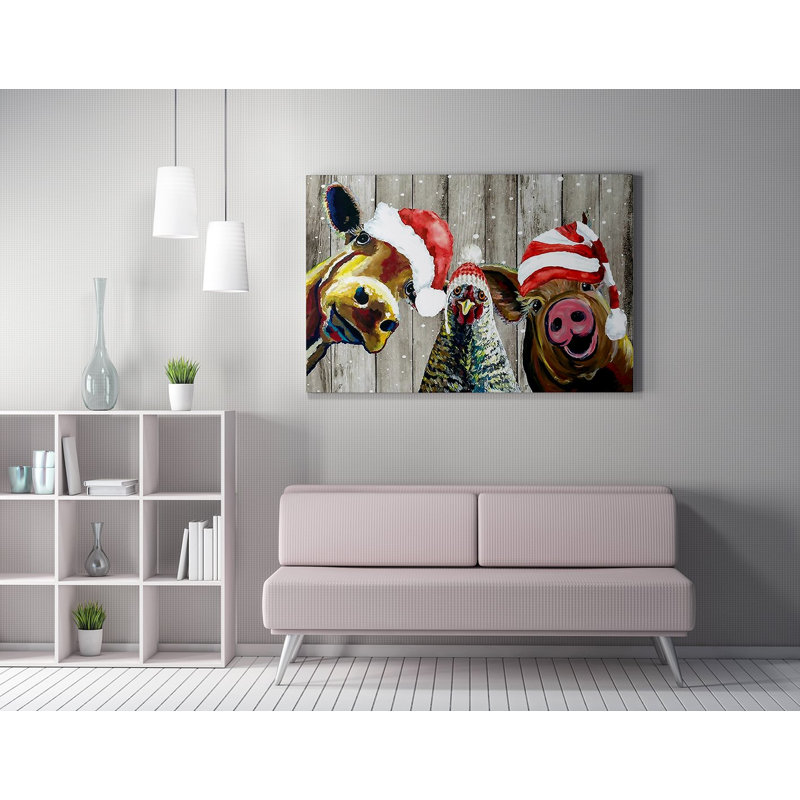 Peinture décorative sur toile, H 19,69 po x l 27,56 po