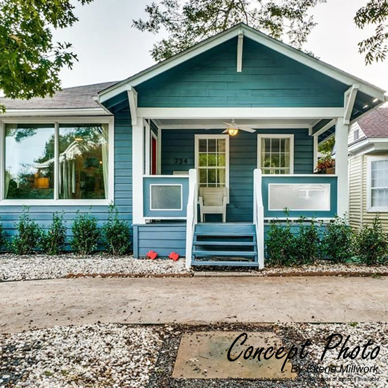 Standard Carmel Architectural Grade PVC Bracket with Block Ends