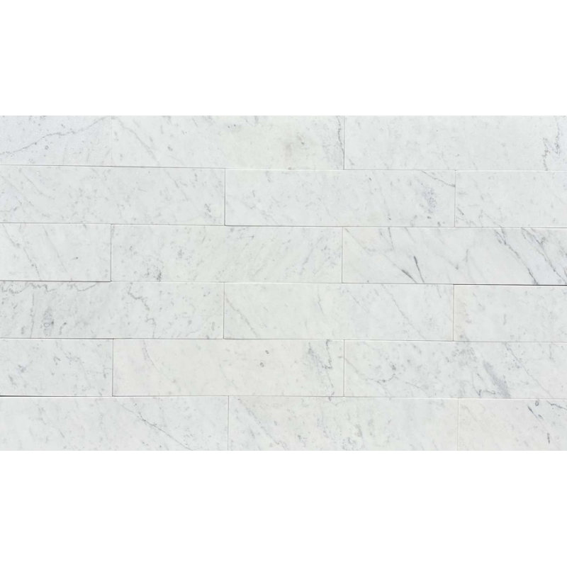 Carreaux 2,9 po x 12 po Carrara