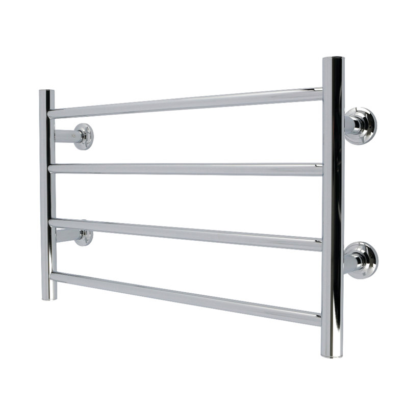 Kingston  Palatine 24-Inch X 16-Inch Stainless Steel Wall Mount 4-Tier Towel Rack, Polished Chrome
