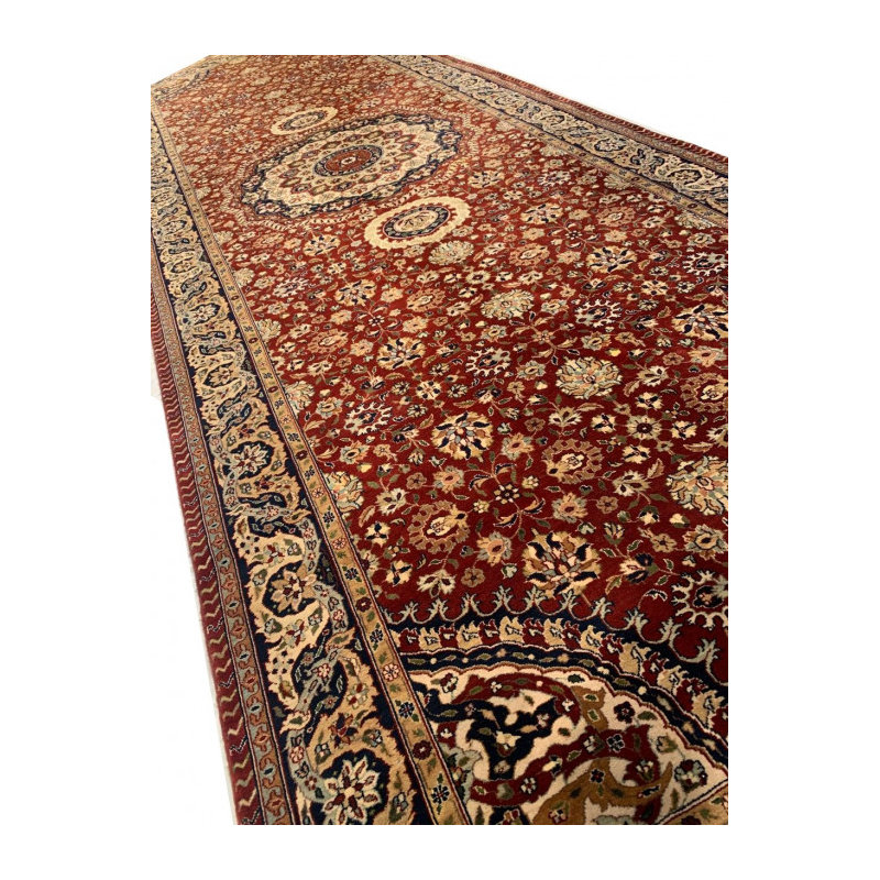 Fine Hand Knotted Indian Agra runner 6'1''X 18'