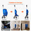 Chariot pliable 36L avec sac de rangement 6 roues
