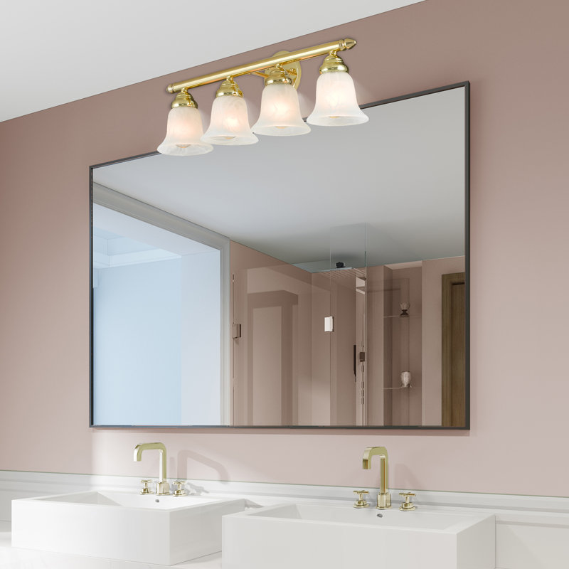 Hardin 4 - Light Dimmable Vanity Light, Polished Brass