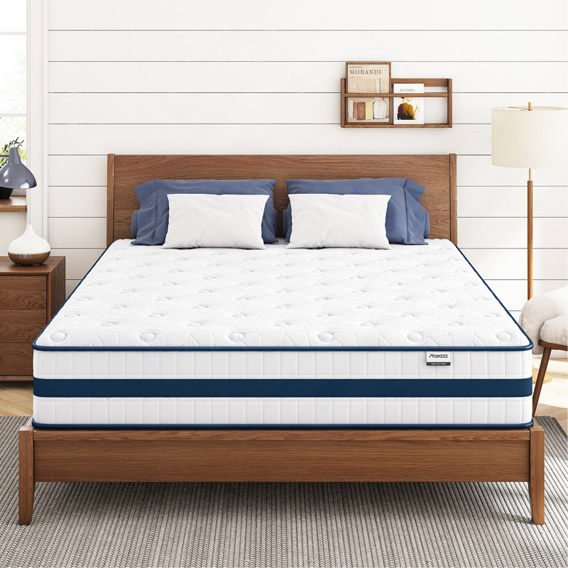 Mattress, Hybrid Mattresses In A Box Pressure Relief & Supportive, Cooling Memory Foam & Individually Pocket Coils For Motion Isolation, Luxury Mattress