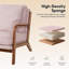 Chaise d'appoint en velours côtelé Mid-Century-1437971529