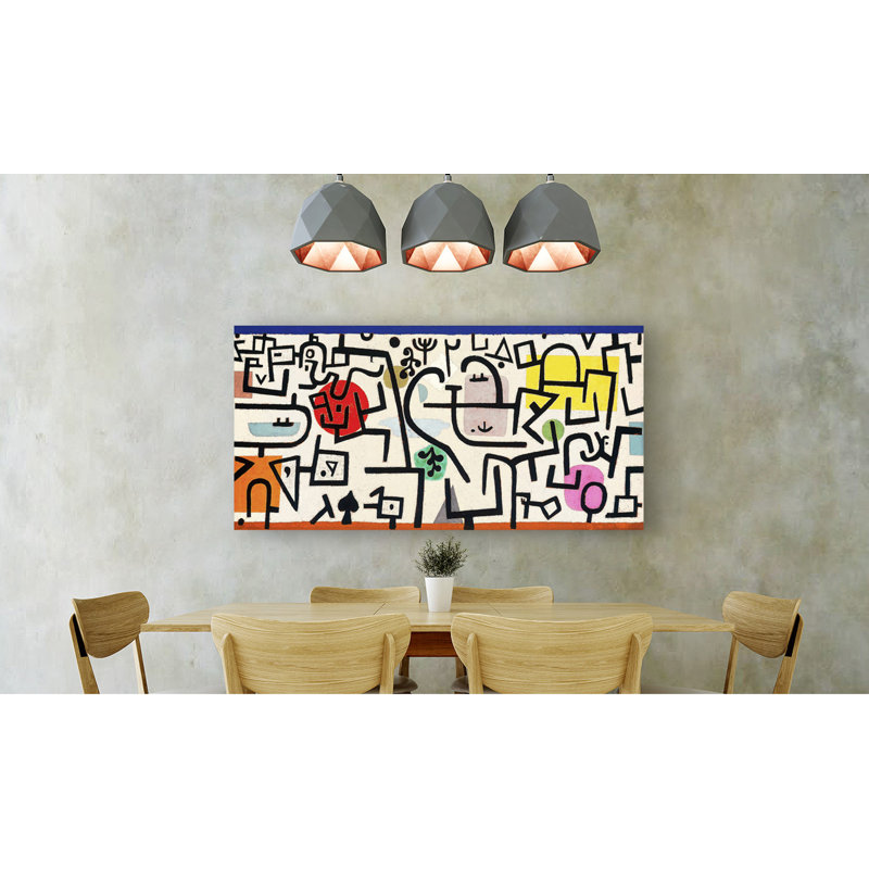 Rich Harbour by Paul Klee - Wrapped Canvas Print, 50cm H x 100cm W x 4cm D