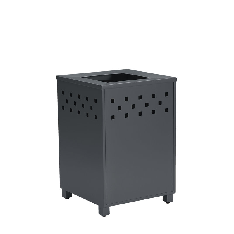 Boulevard 32 Gallons Kitchen Trash Can, Graphite