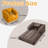 Convertible Corduroy Sleeper Sofa Bed, 3-Position (Sofa/Recliner/Bed) with High-Density Foam, No Assembly Required-180154997