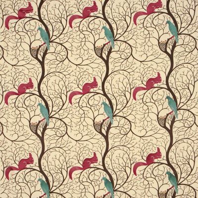 Squirrel & Dove Fabric