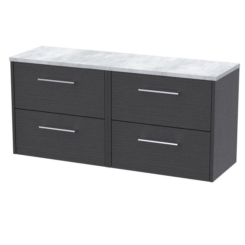 Juno 120.5cm Double Bathroom Vanity Base Only