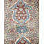 Tapis ivoire traditionnel en laine noué à la main 8 pi 0 po x 9 pi 9 po