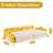 12PCS Fold Out Kids Couch Modular Kids Couch For Playroom In Yellow-841154791