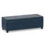 Banc rembourré avec rangement en mousse à haute densité de 48 po Avalon-1857676337