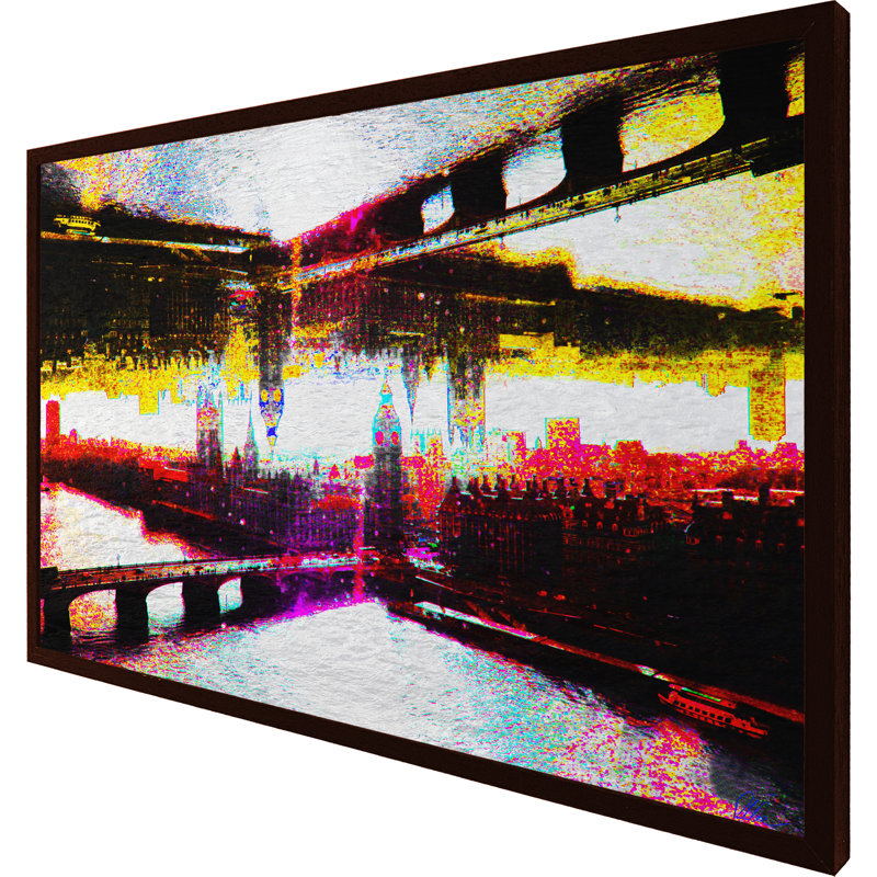 Single Picture Frame Print, 51cm H x 76cm W x 4cm D, Brown