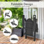 Chaise Adirondack pliante en plastique Delane-84369853