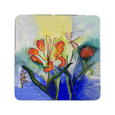 Polyester Square 4 Piece Coaster Set