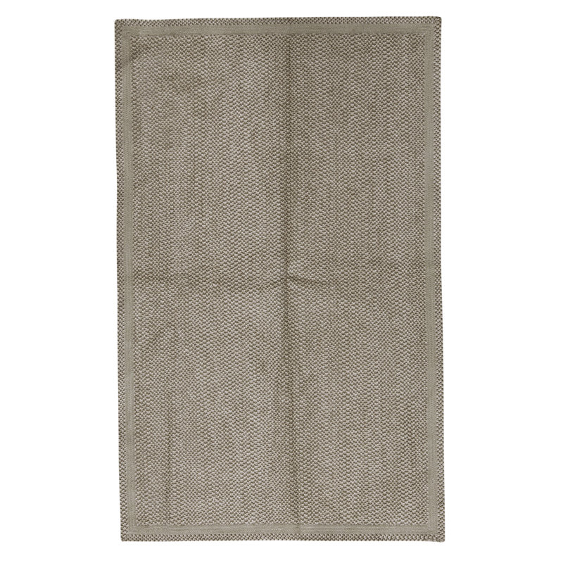 Flatweave Area Rug in Parchment