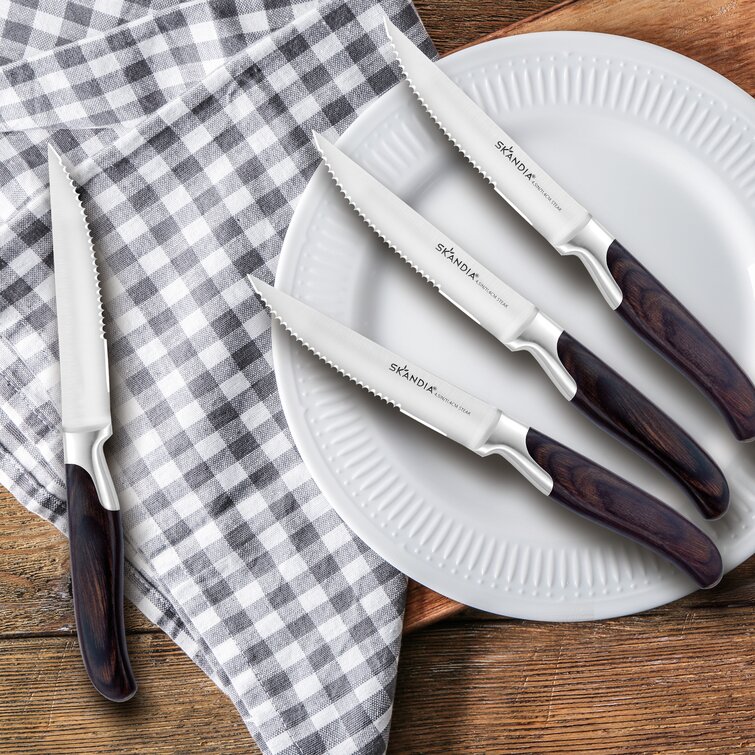 Skandia 5-Piece Stainless Steel Cutlery Set with Blade Guards