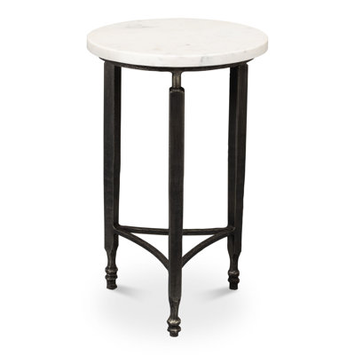 Mykos Marble Top End Table