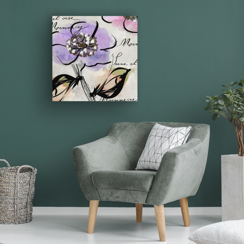 Art sur toile «Bachelor Sasha Dogwood Ii», H 35 po x l 35 po