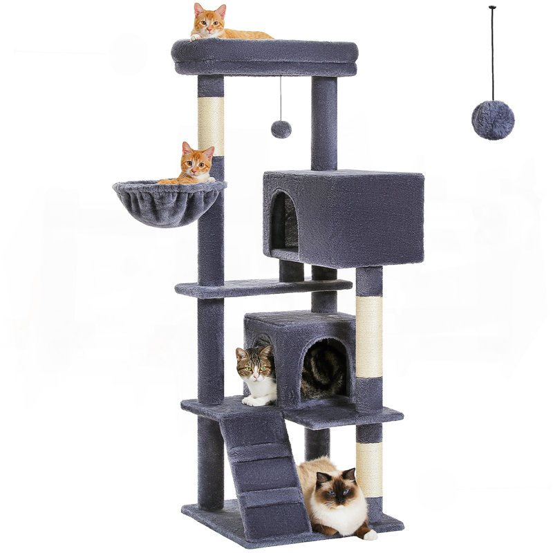 Arbre à chat en sisal, Gris foncé