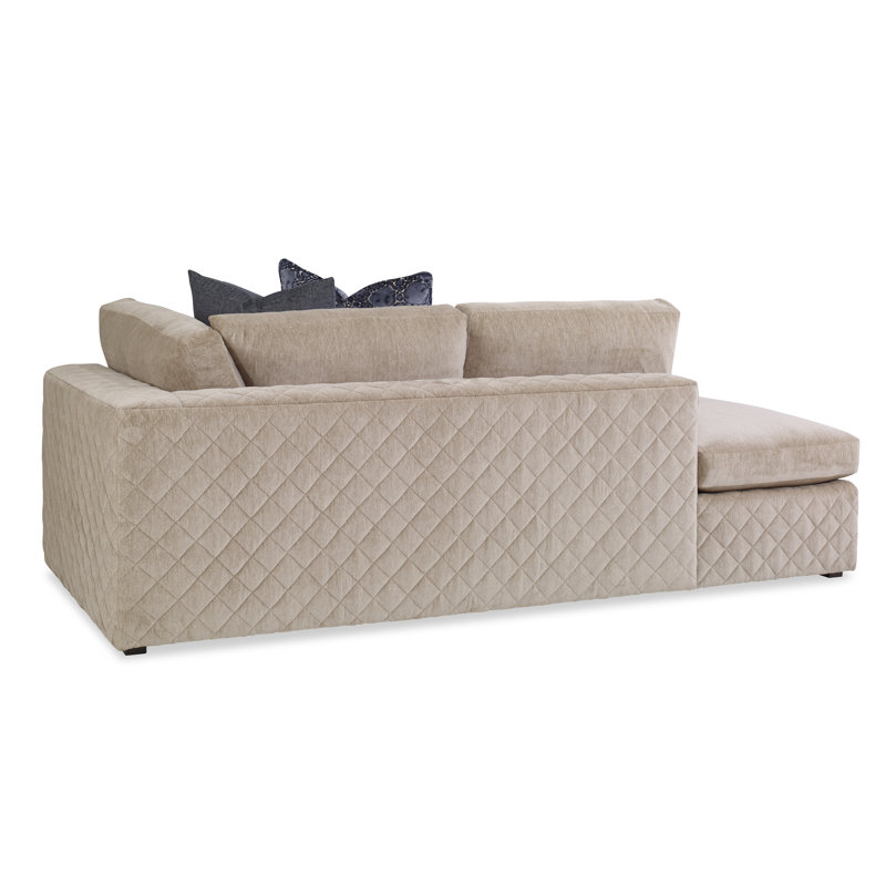 Retreat Upholstered Sectional, Bruges Linen, Left Hand Facing
