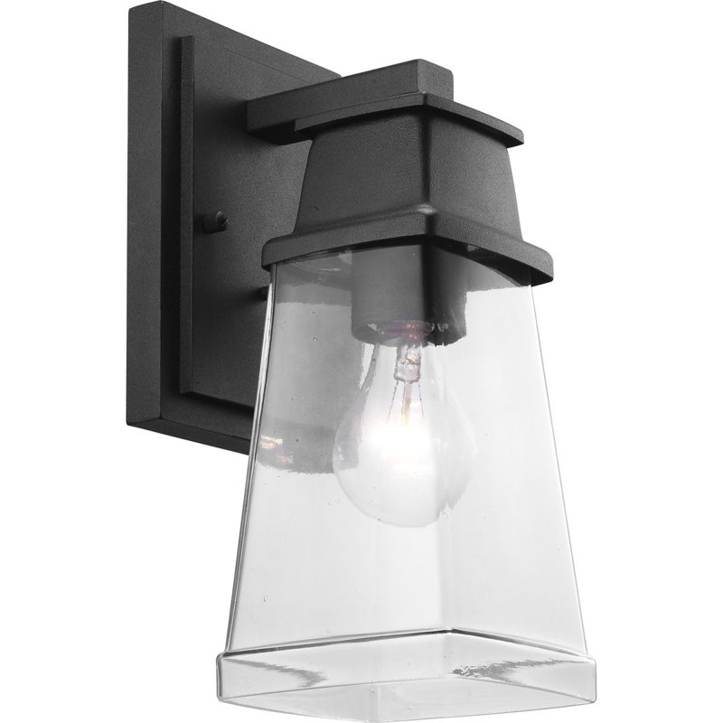 Wall Light, Black, 11.63" H x 5.25" W x 6.75" D