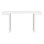 60-Inch Console Table with Geometric Clean Lines Design
